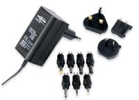 5311103 Ansmann 3.6W Plug-In AC/DC Adapter 3V dc Output, 300 → 600mA Output