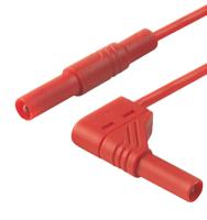 934079101 Hirschmann Test & Measurement, 32A, 1000V ac/dc, Red, 250mm Lead Length