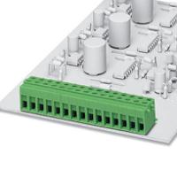 1701023 Phoenix Contact PCB Terminal Block, 1-Contact, 5mm Pitch, Wave Soldering, 1-Row, Plug In, Screw Termination