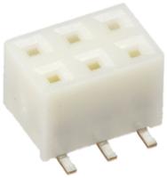 a3a-6da-2sv71 Hirose A3 Series Straight Surface Mount PCB Socket, 6-Contact, 2-Row, 2mm Pitch, Solder Termination