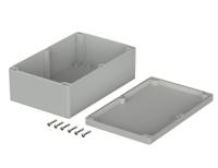03240000 Bopla Euromas Series Light Grey ABS Enclosure, IP65, Light Grey Lid, 250 x 160 x 90mm