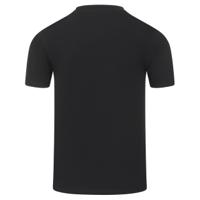 1005rbm Orn Black Cotton, Recycled Polyester Short Sleeve T-Shirt, UK- M, EUR- M