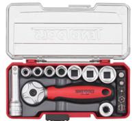 tj1415 Teng Tools 15-Piece Metric 1/4 in Standard Socket/Bit Set with Ratchet