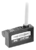 d-a79w SMC Reed Pneumatic Cylinder & Actuator Switch, D-A7 Series, 24V dc, with LED indicator