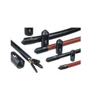 416-13060-1613-1-b5w2-po-x-bk HellermannTyton End Cap Black, Cross Linked (PO-X), Polyolefin Adhesive Lined, 20mm