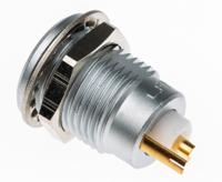 ern1s250ctl LEMO, 1S 1 Pole Din Socket, 12A, Female, Panel Mount