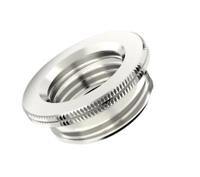 52104310 Lapp Cable Gland Adaptor, M16 Exterior Thread, M12 Interior Thread, Nickel Plated Brass, SKINDICHT Series