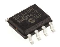 25lc640a-isn Microchip,  64 kB Serial EEPROM,  100 ns 8-Pin SOIC Serial-SPI