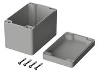03226000 Bopla Euromas Series Light Grey ABS Enclosure, IP65, Light Grey Lid, 120 x 80 x 85mm