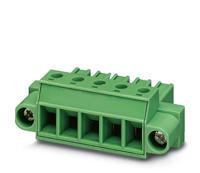 1828252 Phoenix Contact, 7.62mm Pitch, PC 4/ 3-STF-7.62, 3 Way, , Pluggable Terminal Block, Plug, Flange Mount, Screw