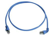 l00001a0159 Telegartner, 2m Cat6a, Black RJ45 to Male RJ45 Male, S/FTP Shielded, Terminated LSZH Sheath