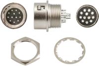 hr10g-10r-12p73 Hirose Circular Connector, 12 Contacts, Panel, Miniature Connector, Socket, Male, HR10 Series