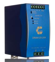 dran120-24a Chinfa DRAN120 Switched Mode DIN Rail Power Supply, 90 → 264V ac ac Input, 24V dc dc Output, 5A Output, 120W