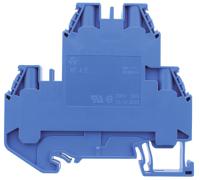 5850470556 Wieland 58.504.7055.6 WT 4 E Series Blue, Double-Level, Screw Termination, ATEX