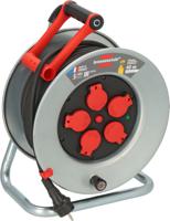1207951 brennenstuhl 40m 5 Socket Type E - French Cable Reel Open Reel, 230 V, IP44