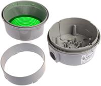 89020000 Werma BWM 890 Series Green Steady Beacon, 12 → 230 V ac/dc, Base Mount, Incandescent Bulb, IP65