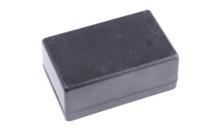 1594rficbk Hammond 1594 Series Black Flame Retardant ABS Enclosure, IP54, Black Lid, 106.5 x 66 x 45.4mm