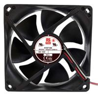 619-7188 RS PRO Axial Fan, 12 V dc, DC Operation, 90m³/h, 3W, 240mA Max, 92.5 x 92.5 x 25mm