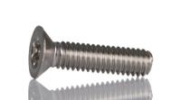 262-5746 RS PRO Hexalobular Recess M4 Countersunk A2 304 Stainless Steel Machine Screw ISO 14581 M4 x 16mm