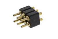 813-s1-006-10-014101 Preci-Dip 813 Series Straight Through Hole Spring Loaded Connector, 6 Contact(s), 2.54 mm Pitch, 2 Row, Shrouded