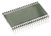 185-0171 RS PRO 7-Segment LCD Display, Black on Grey, 1 Row by 4 Characters, Transflective