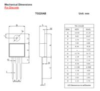s12m15600b DiodesZetex S12M15600B, Thyristor 600V, 12A