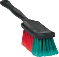 522252 Vikan Soft Bristle Black Scrubbing Brush, 45mm bristle length, Polyester bristle material