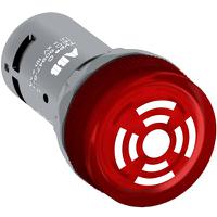 1sfa619600r6111-cb1-611r ABB, Compact, Panel Mount Red LED Buzzer, 22mm Cutout, Round, 110 → 130V ac