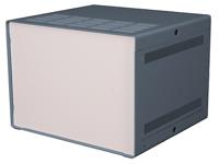 188-1340 RS PRO Grey Extruded Aluminium Enclosure, IP30, Grey Lid, 279 x 305 x 219mm