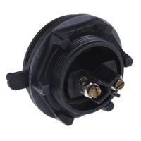 px0735s Bulgin Circular Connector, 2 Contacts, Panel, Standard Connector, Socket, Female, IP68, IP69K, Standard Buccaneer Series