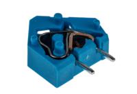 236-744 WAGO PCB Terminal Block, 1-Contact, 5mm Pitch, Through Hole Mount, Solder Termination