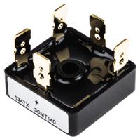 vs-36mt140 Vishay Bridge Rectifier, 35A, 1400V, 3-phase, 5-Pin