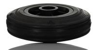 pvr12537x12lm48 Tente Black Rubber Ageing Resistant Trolley Wheel, 100kg