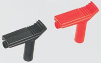 669694-22-669694-21 Staubli Red/Black, Male to Female Test Connector Adapter With Brass contacts and Nickel Plated - Socket Size: 4mm
