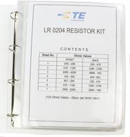 res-kit-lr0204r TE Connectivity, LR0204R, Through Hole 122 Resistor Kit, with 20 pieces, 10 Ω → 1MΩ
