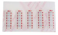 285-942 RS PRO Non-Reversible Temperature Sensitive Label, 99°C to 127°C, 6 Levels