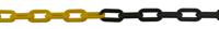 284-5220 RS PRO Black & Yellow Polypropylene Chain Barrier, 25m