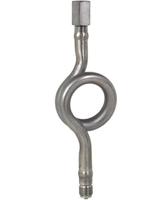 9091203 WIKA Trumpet, G 1/2, G 1/2, 160 bar max, For Use With Pressure Gauges