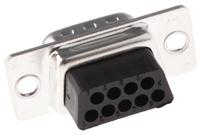 fl09p7-k120-1727040009 FCT from Molex FL 9 Way Cable Mount D-sub Connector Plug, 2.84mm Pitch