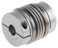 536343232 Huco Bellows Coupling, 34mm Outside Diameter, 10mm Bore, 40mm Length Coupler
