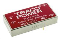 ten-10-1212 TRACOPOWER TEN 10 DC-DC Converter, 12V dc/ 830mA Output, 9 → 18 V dc Input, 10W, Through Hole, +85°C Max Temp