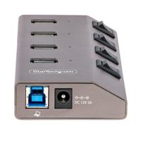 5g4aibs-usb-hub-eu StarTech.com 4 Port USB 3.0 USB A, USB B USB C Hub, AC Adapter Powered, 2.3 x 0.8 x 4.5in