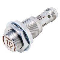 e2ew-x10b1t18-m1 Omron Inductive Threaded Barrel Proximity Sensor, M18, 10 mm Detection, PNP NO, 10 → 30 V dc