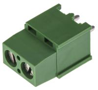 282841-2 TE Connectivity Buchanan Series PCB Terminal Block, 2-Contact, 5.08mm Pitch, Through Hole Mount, 1-Row, Screw