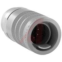 165-13 Amphenol Industrial, 165, Copper 9 Way Cable Mount MIL Spec Circular Connector, Pin Contacts, Bayonet