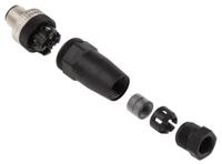 933098100-elst-4012-pg7 Hirschmann Circular Connector, 4 Contacts, Cable, M12 Connector, Plug, Male, IP67, E Series