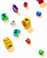 901-10404 HellermannTyton Helagrip Cable Markers, Black on White, Pre-printed "D",