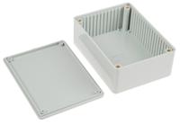 1591sgy Hammond 1591 Series Grey Flame Retardant ABS Enclosure, IP54, Flanged, Grey Lid, 110 x 82 x 44mm