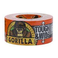 3044300 GORILLA GLUE EUROPE LTD  Duct Tape, 27m x 73mm, Black