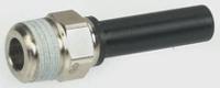 3121-08-10 Legris LF3000 Series Straight Threaded Adaptor, R 1/8 Male to Push In 8 mm, Threaded-to-Tube Connection Style